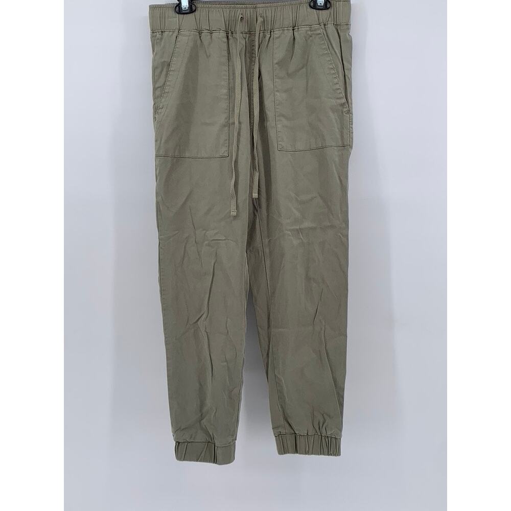 BUFFALO DAVID BITTON Women's Olive Green Drawstring Casual Joggers SZ S